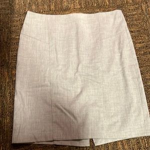 Gray pencil skirt